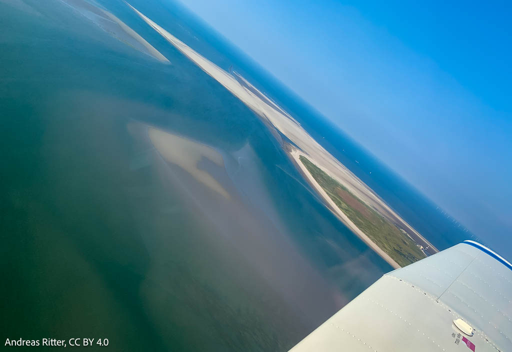 a dune in the ocean